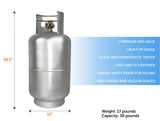 Flame King Portable Propane Tank (MPN: YSN330-ALM)