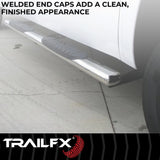 TrailFX 4 Inch Oval Tube Side Steps (MPN: A1556S)