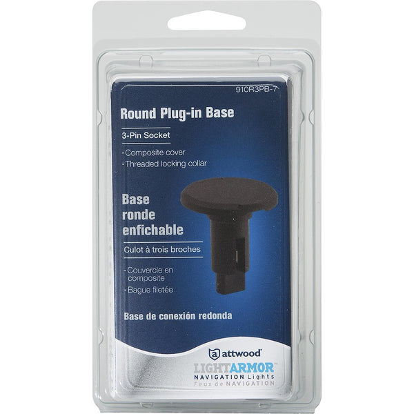 Navigation Light Pole Base for Attwood Marine Lights (MPN: 910R3PB-1)