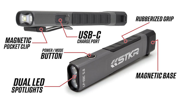 STKR Concepts LP-EDC 5.0 Flashlight (MPN: 14269)