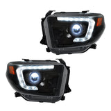 Recon Headlight Assembly With Halogen Bulb (MPN: 264294BKC)
