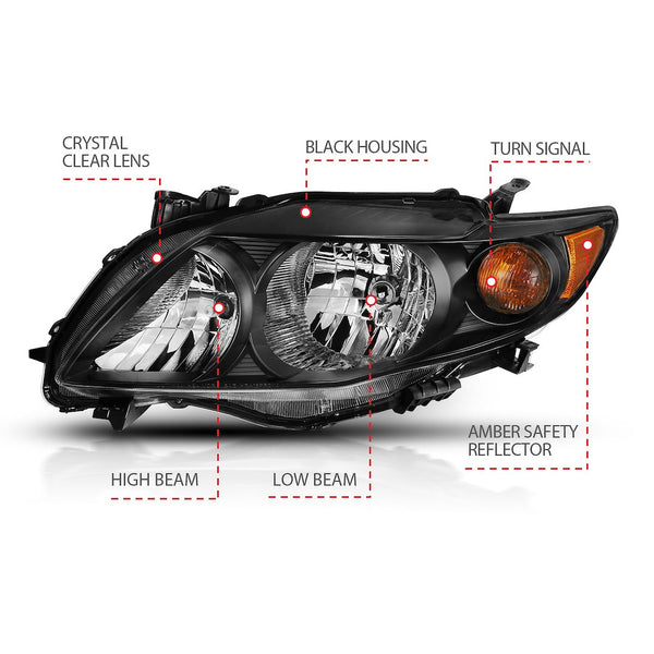 ANZO USA Headlight Assembly (MPN: 121541)