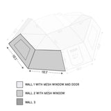 Overland Vehicle Systems Nomadic 270 Awning Side Wall 2 (MPN: 18139910)