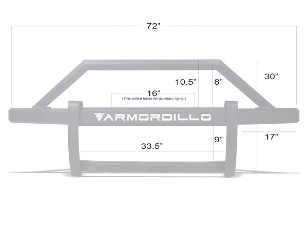 Armordillo Grille Guard AR2 Pre-Runner Modular System (MPN: 8702109)