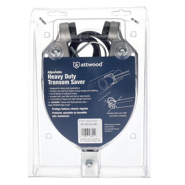 Boat Transom Saver by Attwood Marine (MPN: SP-436-ADJ-RB)
