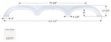 Icon Fender Skirt For Triple Axle RVs (MPN: 15777)