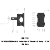 Gen-Y Hitch Torsion-Flex Pintle Plate (MPN: GH-1201)