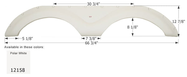 Icon Fender Skirt for Tandem Axle RVs (MPN: 12158)