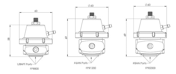 Turbo Smart Fuel Pressure Regulator (MPN: TS-0401-1111)