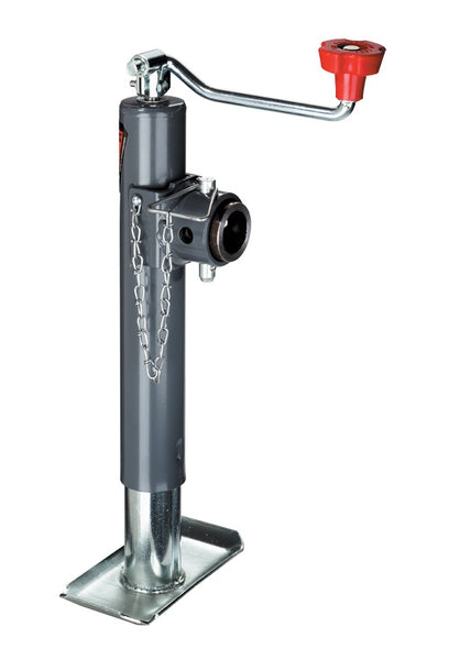 BullDog Manual Round Topwind Swivel Trailer Tongue Jack (MPN: 158451)