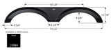Icon Fender Skirt for Tandem Axle RVs (MPN: 15984)