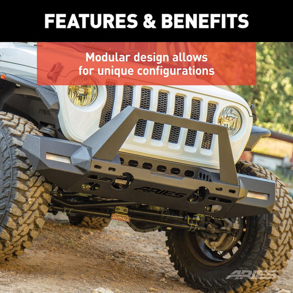 Aries TrailChaser Jeep Bumper (MPN: 2081004)