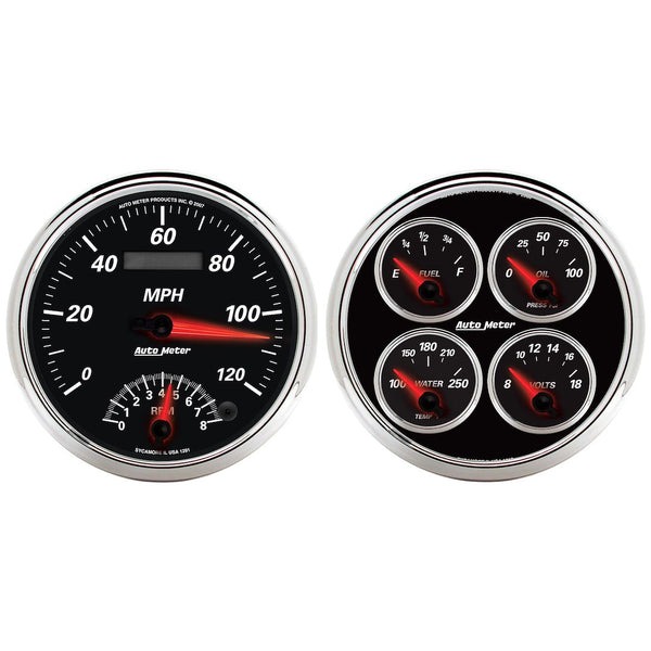 AutoMeter Designer Black II Quad Gauge (MPN: 1204)