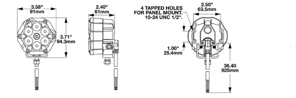 J.W. Speaker Trail 6 Work Light (MPN: 0557833)