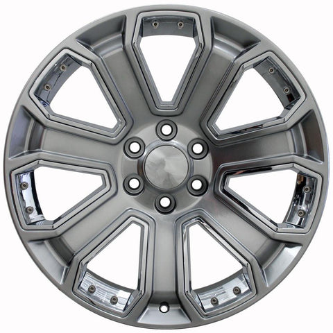 OE Wheels CV93B Aluminum Wheel (MPN: CV93B-22090-6550-24HB-IC)