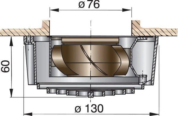 Vetus Exhaust Fan for Boats (MPN: FAN24)