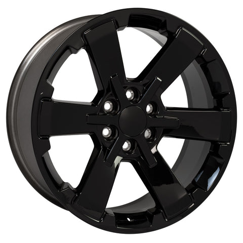 OE Wheels CV41B 22 Inch Aluminum Wheel (MPN: CV41B-22090-6550-24B)