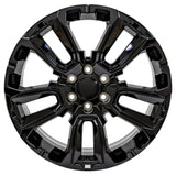 OE Wheels CV68 Gloss Black Wheel (MPN: CV68-22090-6550-28B)