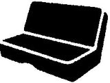 Fia Custom Seat Cover TR40 Series (MPN: TR44 GRAY)