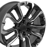 OE Wheels CV68 Aluminum Wheel (MPN: CV68-22090-6550-28B1M)