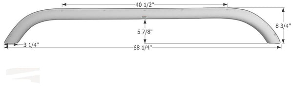 Icon Fender Skirt For Tandem Axle RVs (MPN: 12316)