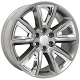 OE Wheels CV73B 22 Inch Aluminum Wheel (MPN: CV73B-22090-6550-24HB-IC)