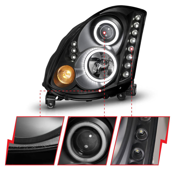 AnzoUSA Projector Headlight Assembly (MPN: 121363)