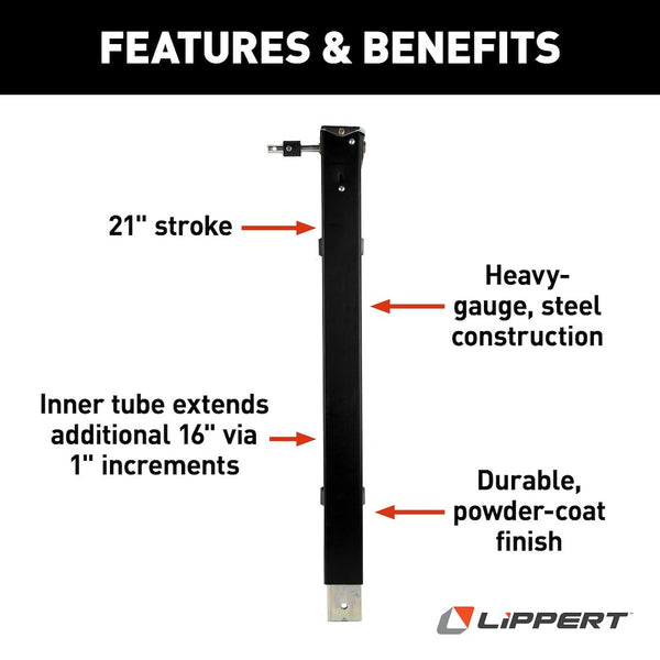 Lippert Components Trailer Landing Gear Leg (MPN: 179013)