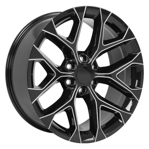 OE Wheels CV98B 22 Inch Aluminum Wheel (MPN: CV98B-22090-6550-24BM)