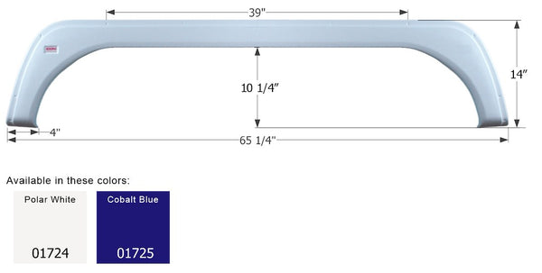 Icon Fender Skirt For Tandem Axle RVs (MPN: 01724)