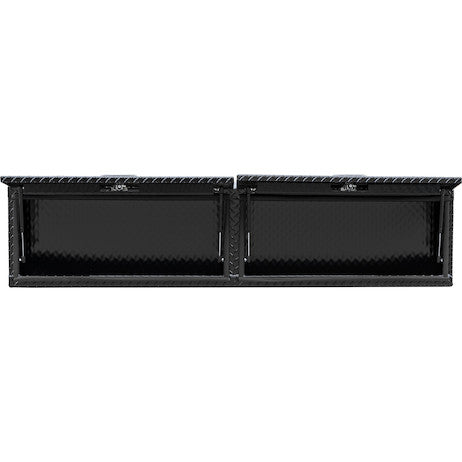 Buyers Products Gloss Black Diamond Tread Aluminum Topsider Tool Box (MPN: 1721351)