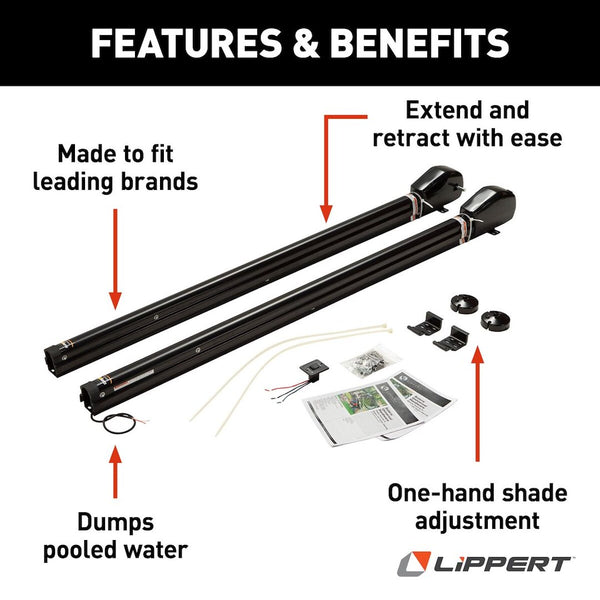 Lippert Components Solera 3000 Series Awning Arm (MPN: 2023052355)