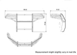 Black Horse Grille Guard Kit (MPN: 17FJ31MA-PLR)