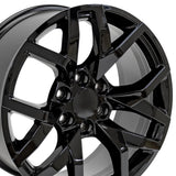OE Wheels CV66 Gloss Black Wheel (MPN: CV66-20090-6550-28B)