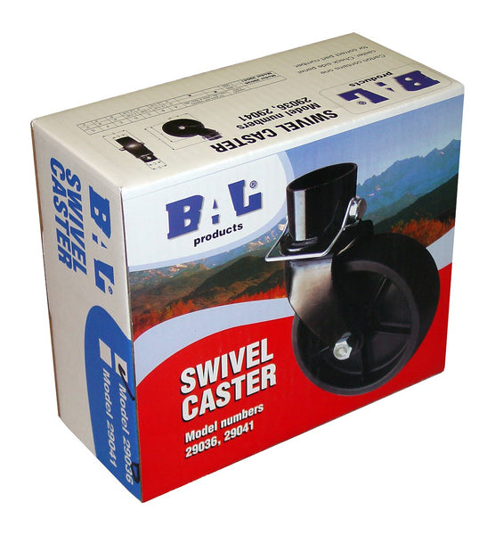 BAL RV Trailer Tongue Jack Caster (MPN: 29036B)