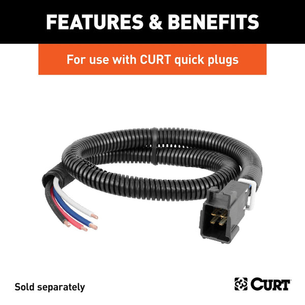 Curt Trailer Brake Control Wiring Harness (MPN: 51500)