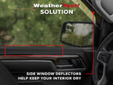WeatherTech Side Window Deflectors (MPN: 821074IM)