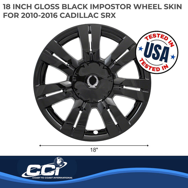Coast To Coast Impostor Wheel Skin 18 Inch (MPN: IWCIMP357BLK)