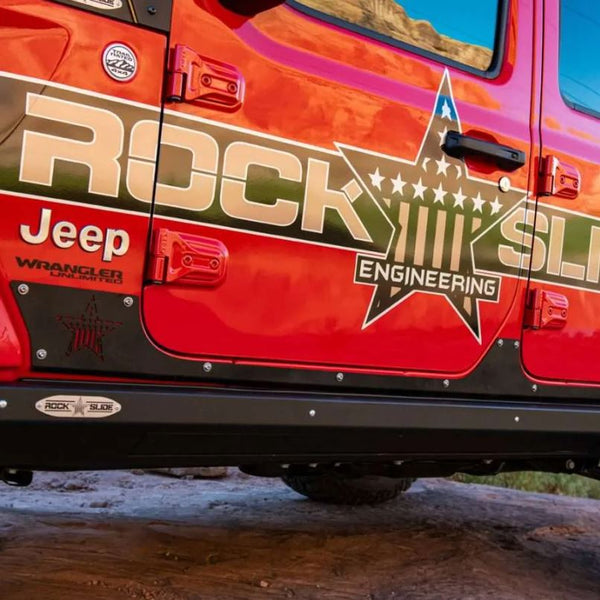 Rock Slide Engineering Rocker Panel Guard (MPN: AX-SS-RG-JL4)