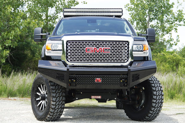 Fab Fours Black Steel Bumper (MPN: GM08-S2161-1)
