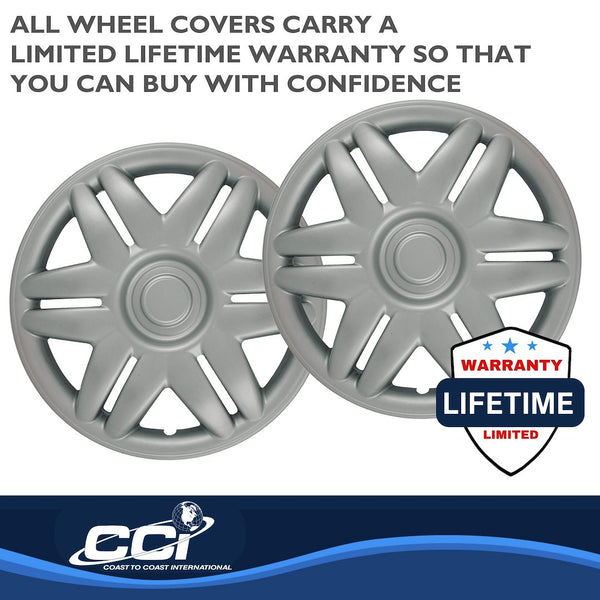 Coast To Coast 15 Inch Wheel Cover Set (MPN: IWC20515S)