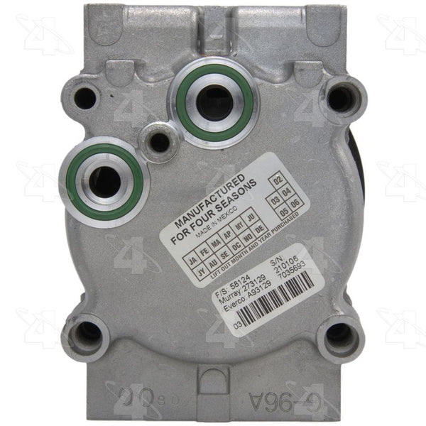 Four Seasons Air Conditioner Compressor (MPN: 58124)