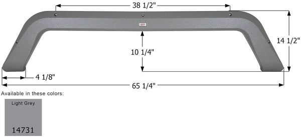 Icon Fender Skirt for Tandem Axle RVs (MPN: 14731)