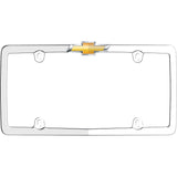 Chevy Bowtie Chrome License Plate Frame (MPN: 10437)