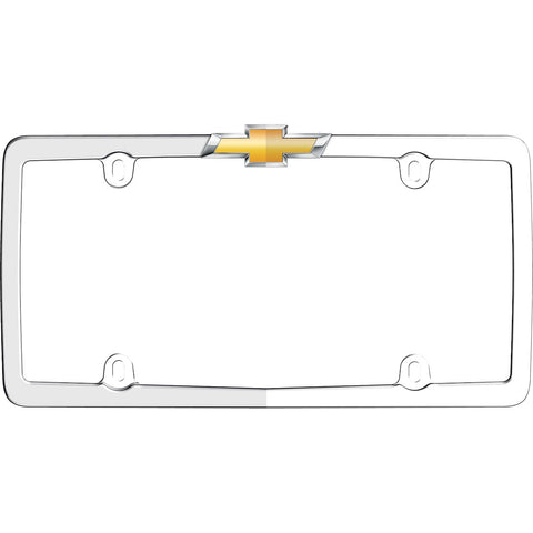 Chevy Bowtie Chrome License Plate Frame (MPN: 10437)