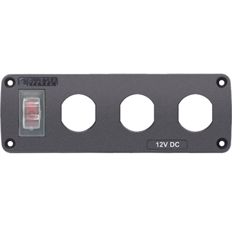 Blue Sea Electrical Panel with Circuit Breaker (MPN: 4367)