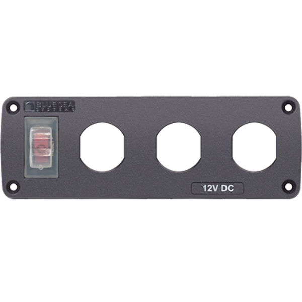 Blue Sea Electrical Panel with Circuit Breaker (MPN: 4367)