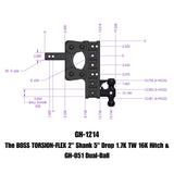 Gen-Y Hitch Torsion-Flex Drop Hitch (MPN: GH-1214)