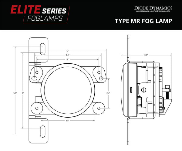 Diode Dynamics Elite Series Fog Lights (MPN: DD5164P)