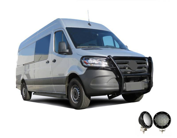 Black Horse Grille Guard Kit (MPN: 17D503MA-PLFB)